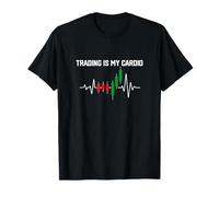 Funny Trading Is My Cardio Trader Dad, scherzo, regalo per la festa del papà Maglietta