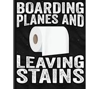 Funny Travel Notebook: Awkward Airport Moments and Boarding Mishaps Journal for Students, School, Teachers, and Office Writing