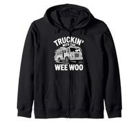 Funny Truckin´With The Woo Squat Felpa con Cappuccio