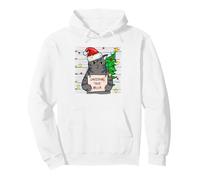 Funny True Crime Christmas Cat Dad Grumpy Serial Killer Cat Felpa con Cappuccio