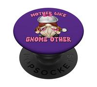 Funny True Crime Mom Saying For Women Sherlock Garden Gnome PopSockets PopGrip Adesivo