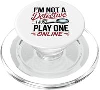 Funny True Crime Poltrona Detective Podcast Umorismo PopSockets PopGrip per MagSafe