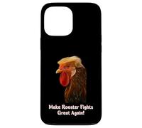 Funny Trump Meme Rooster Roosters Fight Farm Farmer Joke Custodia per iPhone 13 Pro Max