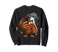 Funny Turkey Selfie UFO Thanksgiving Turkey Lover Felpa