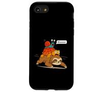 Funny Turtle and Snail Riding Sloth Meme Piggyback Animals Custodia per iPhone SE (2020) / 7/8