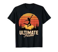 Funny Ultimate Frisbee Player Men Women Vintage Flying Disc Maglietta