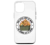 Funny Unbothered This Little Light Of Mine Shine Capybara Custodia per iPhone 12/12 Pro