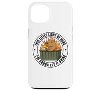 Funny Unbothered This Little Light Of Mine Shine Capybara Custodia per iPhone 13