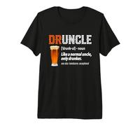 Funny Uncle Druncle Definition Like A Normal Uncle Maglietta Premium