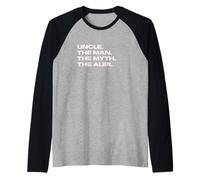 Funny Uncle - The Man, The Myth, The Alibi Maglia con Maniche Raglan