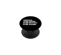 Funny Uncle - The Man, The Myth, The Alibi PopSockets PopGrip Adesivo