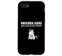 Funny Unicorn Game Dont Look Game Over Ragazzi Ragazze Bambini Custodia per iPhone SE (2020) / 7/8