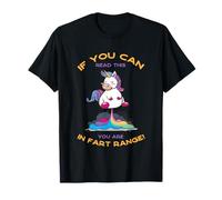 Funny Unicorn Graphic for Women & Kids If You Can Read This Maglietta