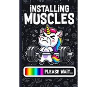 Funny Unicorn Gym Notebook: Cute Workout, Weightlifting, Fitness Theme for Students, School, Teachers, and Office