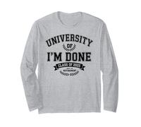 Funny University of I'm Dined Retirement Teacher 2025 Maglia a Manica