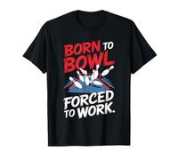 Funny USA Forced To Work Bowling Maglietta