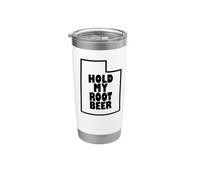 Funny Utah Hold My Root Beer Design Bicchiere termico in acciaio inox doppia parete