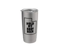 Funny Utah Hold My Root Beer Design Bicchiere termico in acciaio inox doppia parete