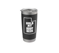 Funny Utah Hold My Root Beer Design Bicchiere termico in acciaio inox doppia parete