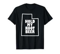 Funny Utah Hold My Root Beer Design Maglietta