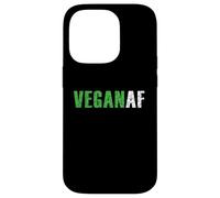 Funny Vegan AF Plant Based Vegetarian Keto Organic Diet Custodia per iPhone 14 Pro