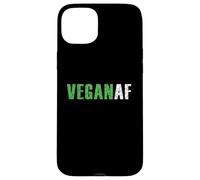 Funny Vegan AF Plant Based Vegetarian Keto Organic Diet Custodia per iPhone 15 Plus