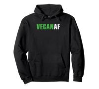 Funny Vegan AF Plant Based Vegetarian Keto Organic Diet Felpa con Cappuccio