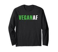 Funny Vegan AF Plant Based Vegetarian Keto Organic Diet Maglia a Manica