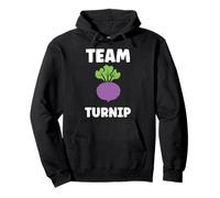 Funny vegetable Turnips food minimalist simple team Turnip Felpa con Cappuccio