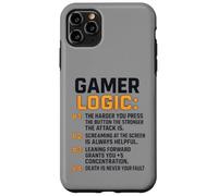 Funny Video Games Gamers Gaming Gamer Logic Custodia per iPhone 11 Pro Max