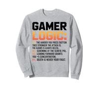 Funny Video Games Gamers Gaming Gamer Logic Felpa
