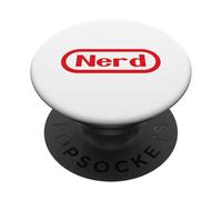 Funny Videogamer Pun. NERD Text Retro Video Game PopSockets PopGrip Adesivo