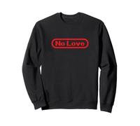 Funny Videogamer Pun. No Love Text Retro Video Game Felpa