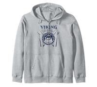 Funny Viking Blood Runs Through My Veins Vikings Norse Felpa con Cappuccio