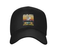 Funny Vintage Ask Me About My Explosive Diarrhea1 Uomo Donna Berretto da Baseball Moda Cappellino con Visiera Confortevole Snapback cap per Estivo Corsa All'Aperto