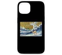 Funny Vintage Retro Surfing A Great Wave Camel Lover Custodia per iPhone 13