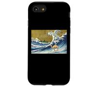 Funny Vintage Retro Surfing A Great Wave Camel Lover Custodia per iPhone SE (2020) / 7 / 8