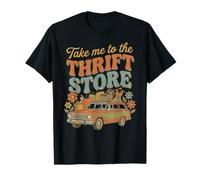 Funny Vintage Take Me To The Thrift Store Thrifting Lover Maglietta