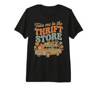 Funny Vintage Take Me To The Thrift Store Thrifting Lover Maglietta Premium