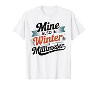 Funny Viral Meme for Men Inverno millimetro Scherzo Maglietta