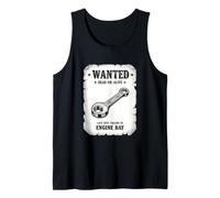 Funny Wanted Poster con Scritta Dead Alive da 10 mm Canotta