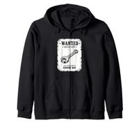 Funny Wanted Poster con Scritta Dead Alive da 10 mm Felpa con Cappuccio