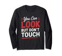 Funny Warning Introvert You Can Look But Don’t Touch Maglia a Manica