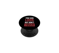 Funny Warning Introvert You Can Look But Don’t Touch PopSockets PopGrip Adesivo