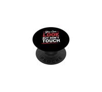 Funny Warning Introvert You Can Look But Don’t Touch PopSockets PopGrip Adesivo