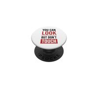 Funny Warning Introvert You Can Look But Don’t Touch PopSockets PopGrip Adesivo