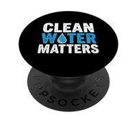 Funny Water Treatment Plant Operator & Wastewater PopSockets PopGrip Adesivo