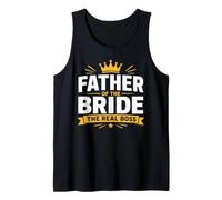 Funny Wedding Family Father of The Bride The Real Boss Canotta