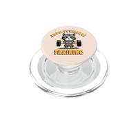 Funny Weightlifting Gym Cat Beast Workout Mode Gift PopSockets PopGrip per MagSafe