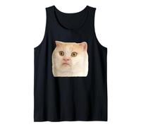 Funny Weird Cat Face Meme Silly Hilarious Cat Confused Canotta